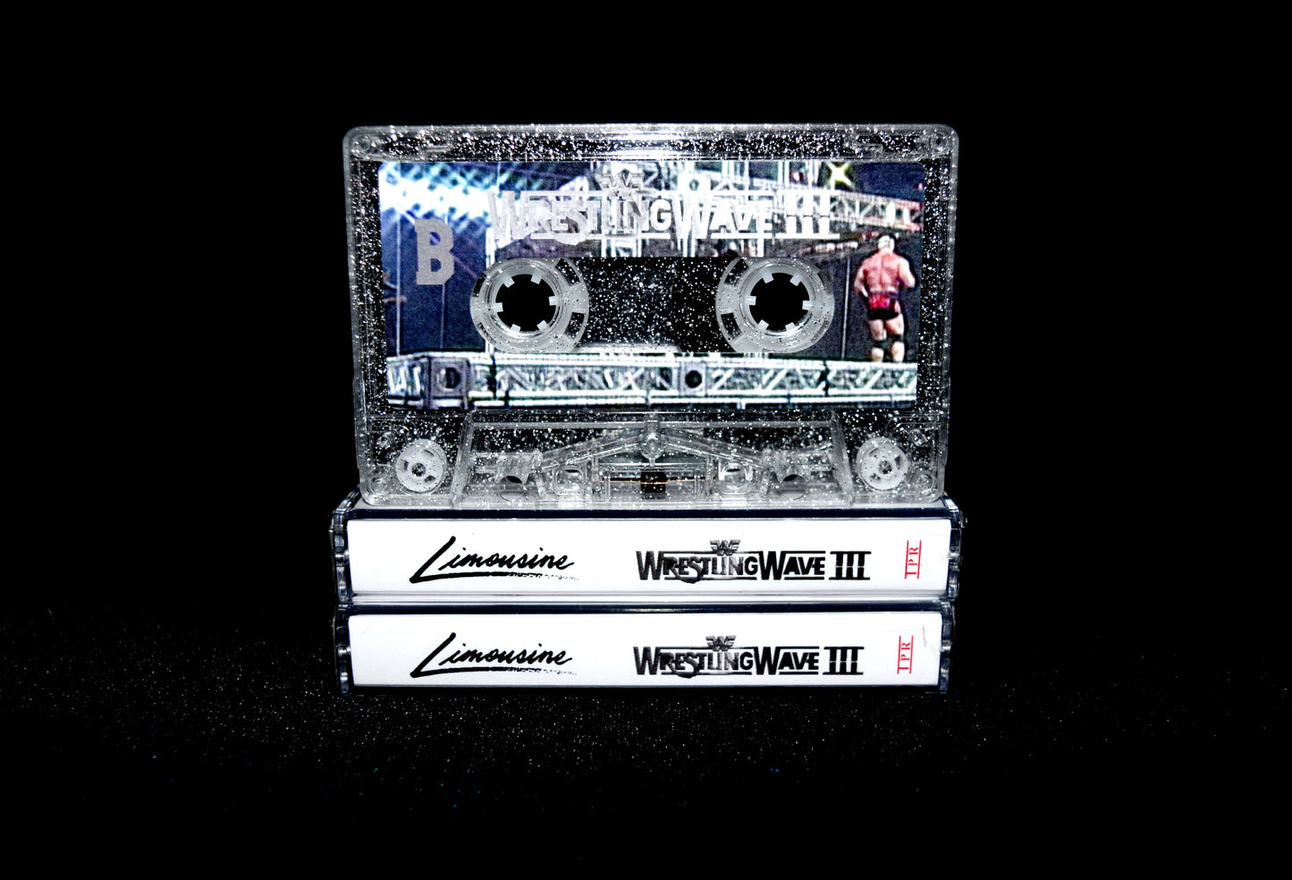 Wrestling Wave 3 Limited 'Silver Glitter' Triple Steel Cage Edition Cassette