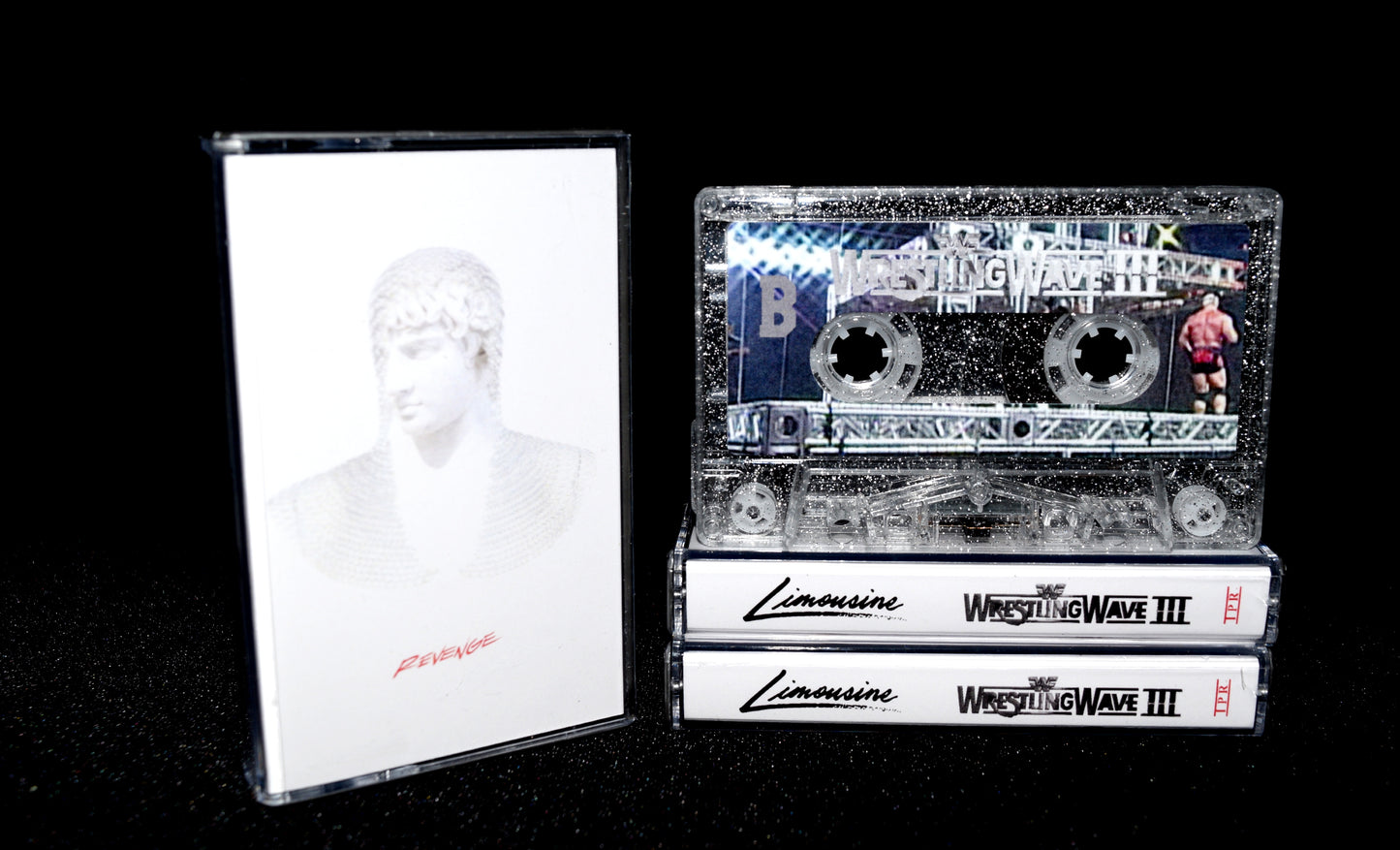 Wrestling Wave 3 Limited 'Silver Glitter' Triple Steel Cage Edition Cassette